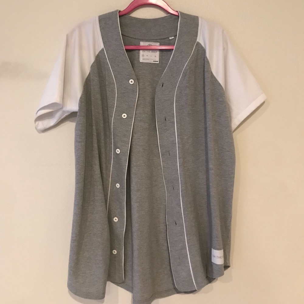 Oversized boyfriend baseball t shirt